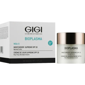 24034 Крем увлажняющий GIGI Bioplasma NSA-5 Moisturizer Supreme SPF 20, 50 мл