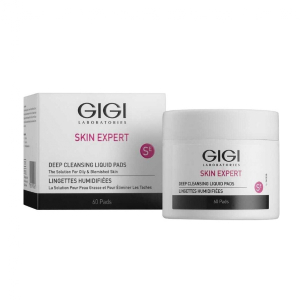 27039 Очищающие диски GIGI Skin Expert Deep Cleansing Liquid Pads, 60 шт.