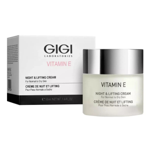 47572 Крем лифтинговый ночной GIGI Vitamin E Night & Lifting Cream, 50 мл